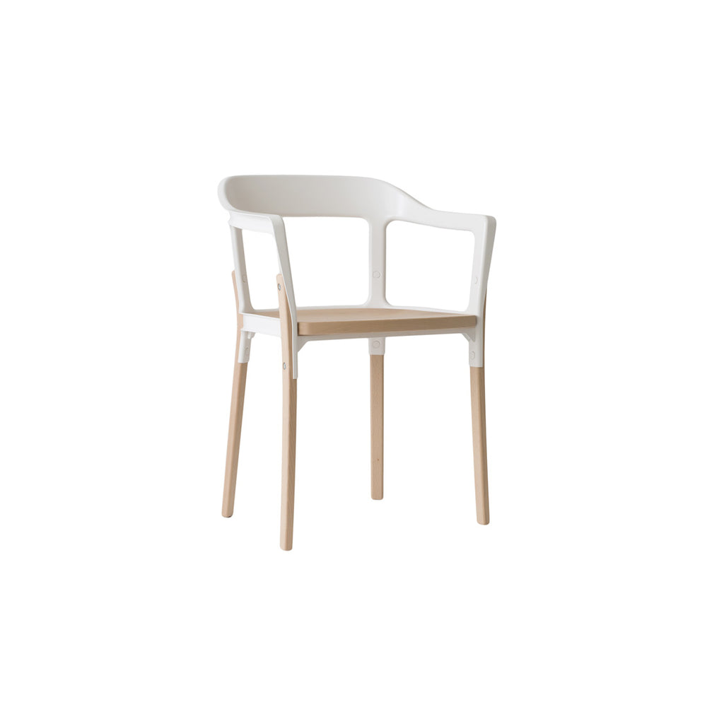 Wood Chair STEELWOOD by Ronan & Erwan Bouroullec for Magis 01