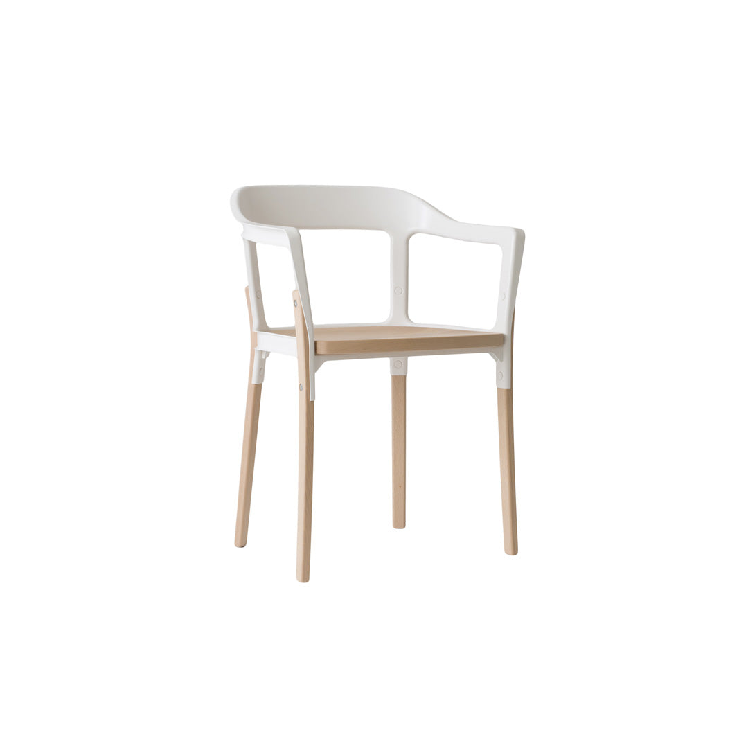 Wood Chair STEELWOOD by Ronan & Erwan Bouroullec for Magis 01