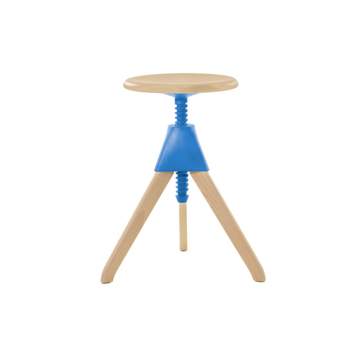 Adjustable Wooden Stool JERRY by Konstantin Grcic for Magis 01