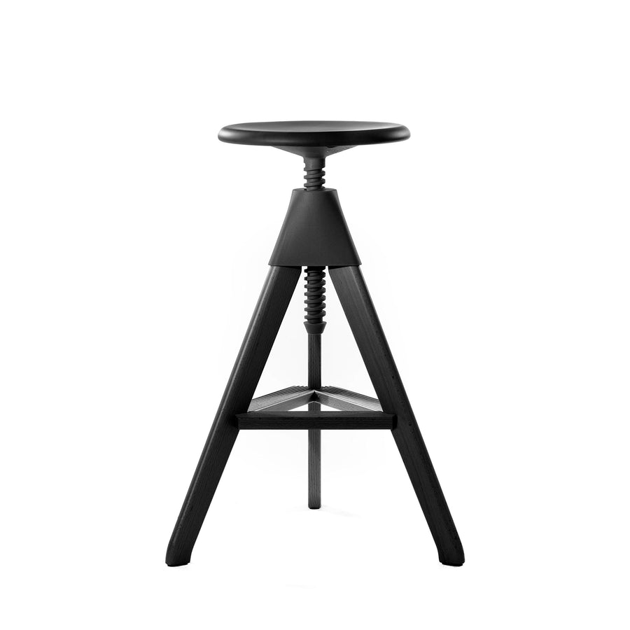 Adjustable Wooden Stool TOM by Konstantin Grcic for Magis 01