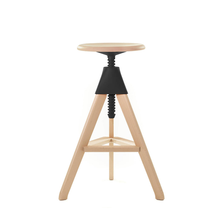 Adjustable Wooden Stool TOM by Konstantin Grcic for Magis 04