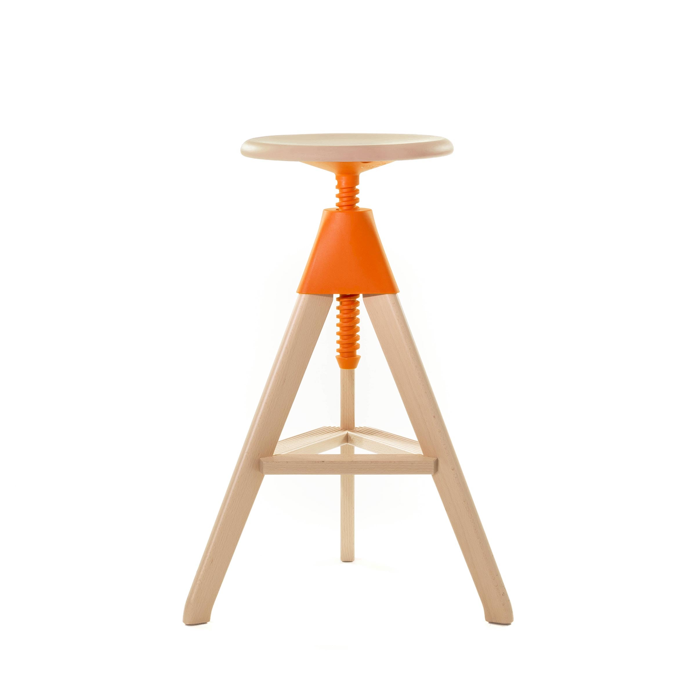Adjustable Wooden Stool TOM by Konstantin Grcic for Magis. Shop on