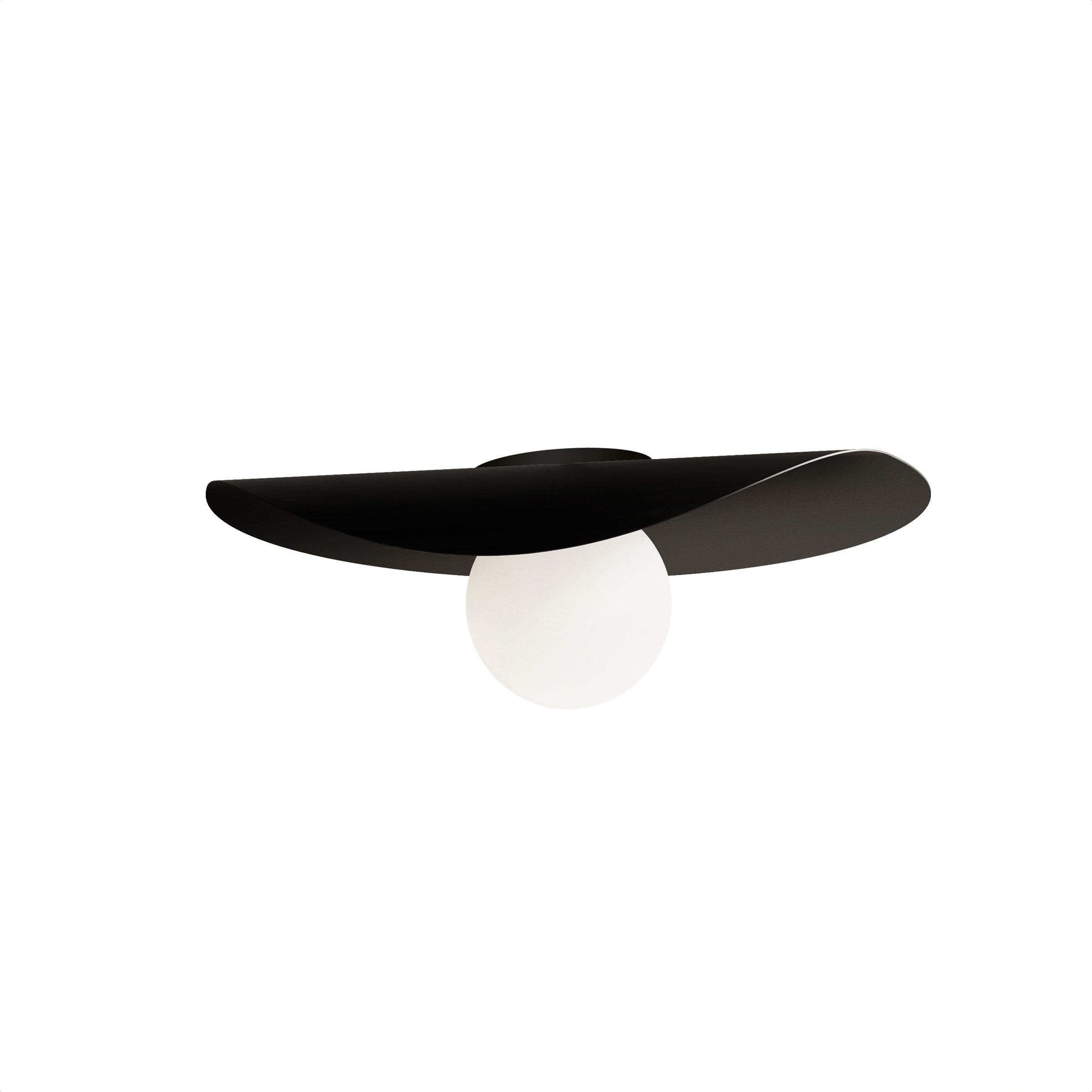 Metal Ceiling Lamp FLOW CEILING by Chris Basias for Kundalini