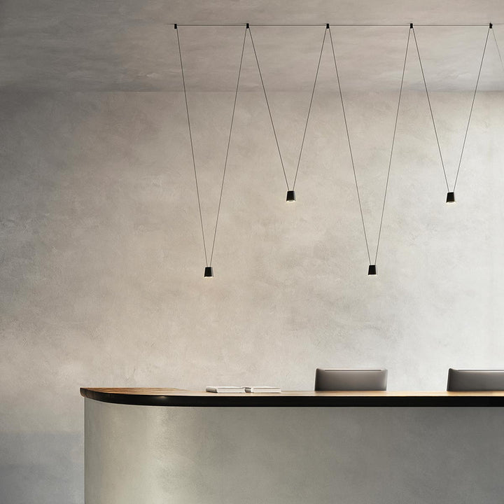 Metal Suspension Lamp SLING by Chris Basias for Kdln