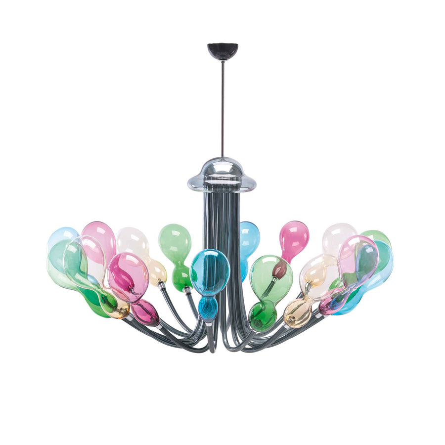 Murano Glass Chandelier BLOB by Karim Rashid for Purho 01