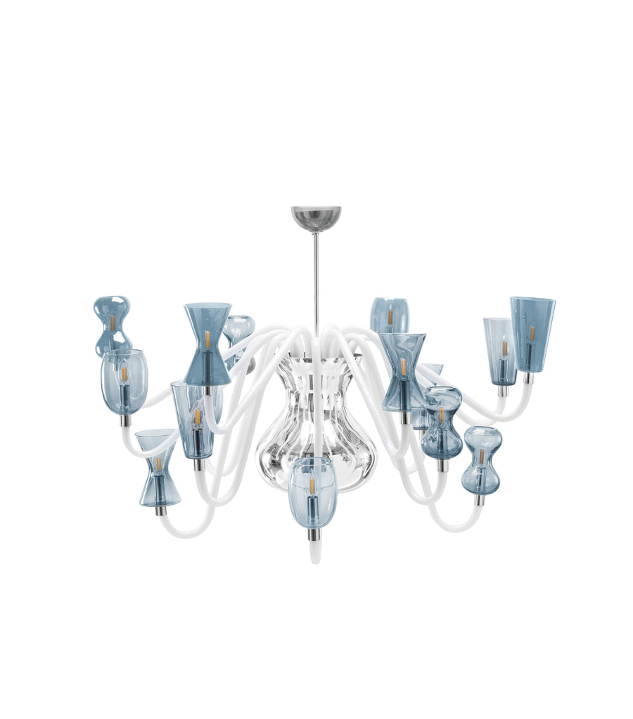 Murano Glass Chandelier K1 by Karim Rashid for Purho 01