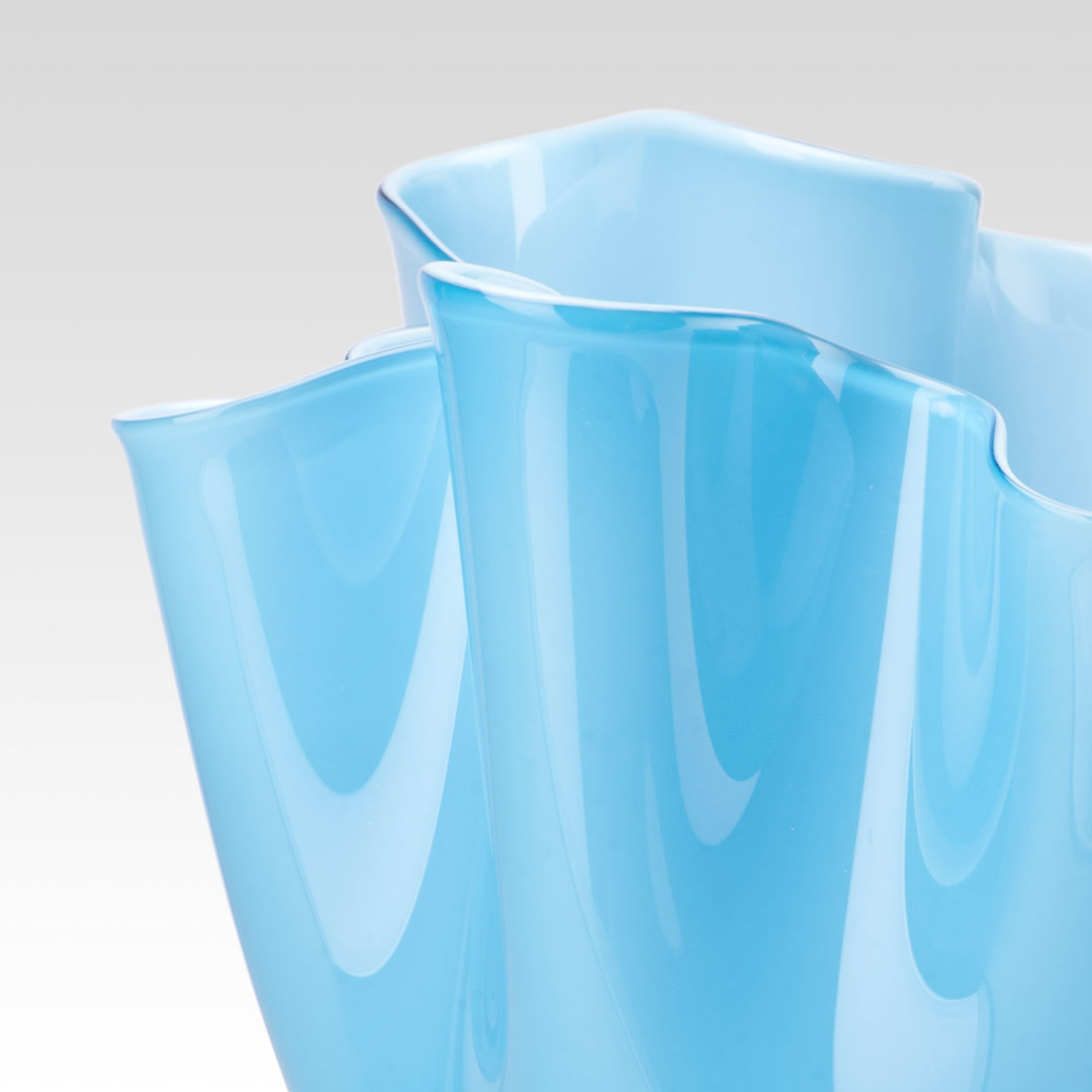 Murano Glass Vase FAZZOLETTO by Fulvio Bianconi for Venini_14