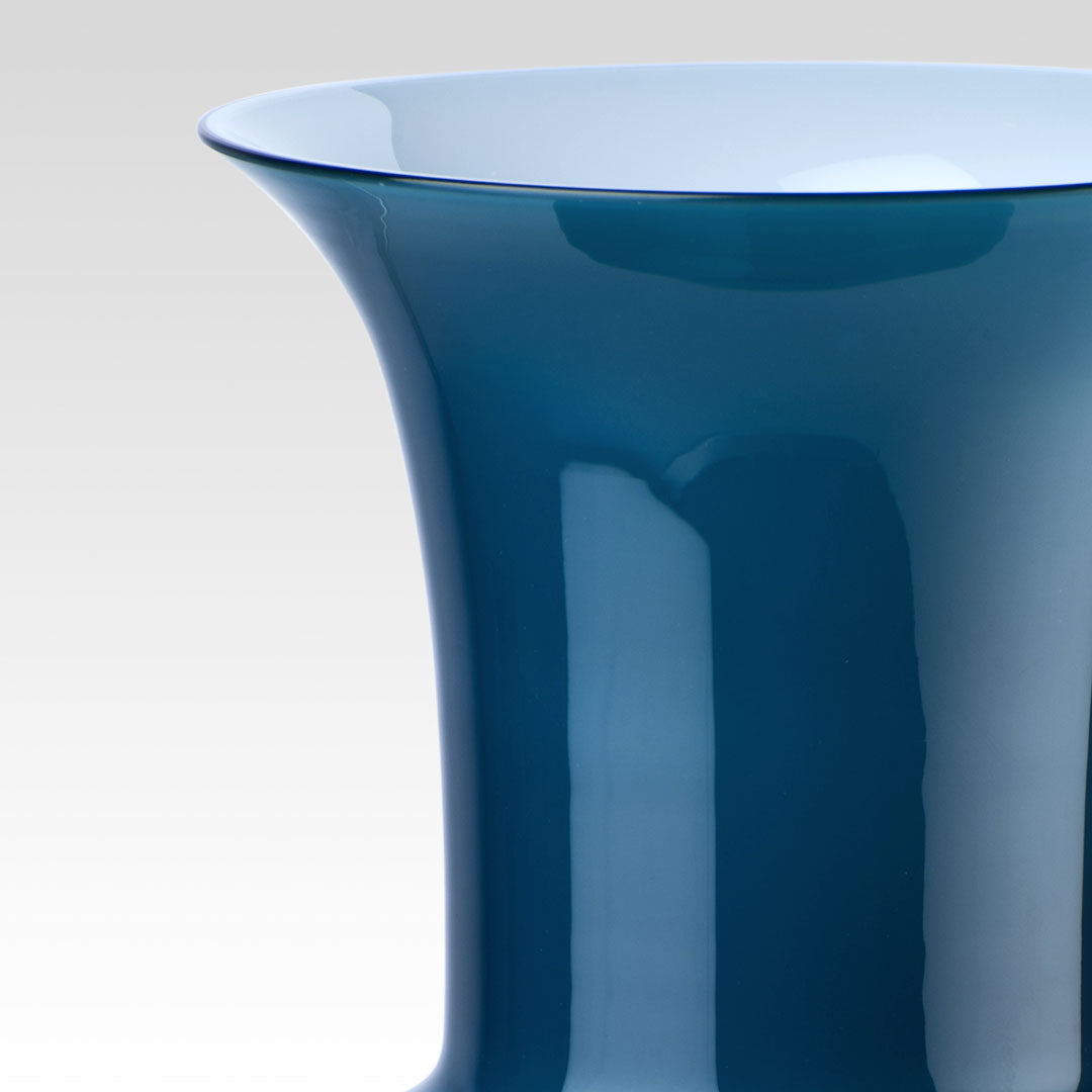 Murano Glass Vase OPALINO by Venini_6