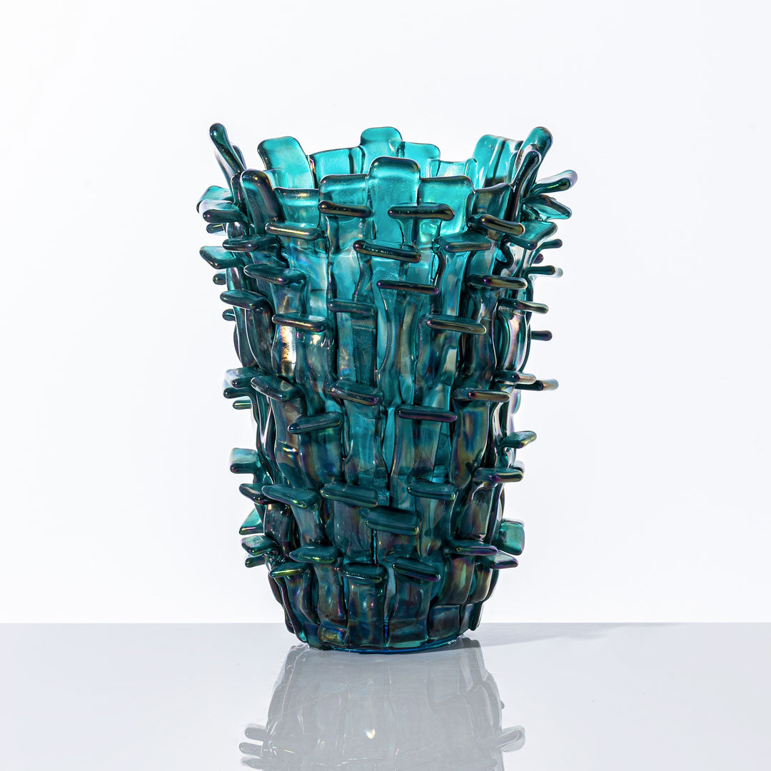 Murano Glass Vase RITAGLI by Fulvio Bianconi for Venini. Shop on