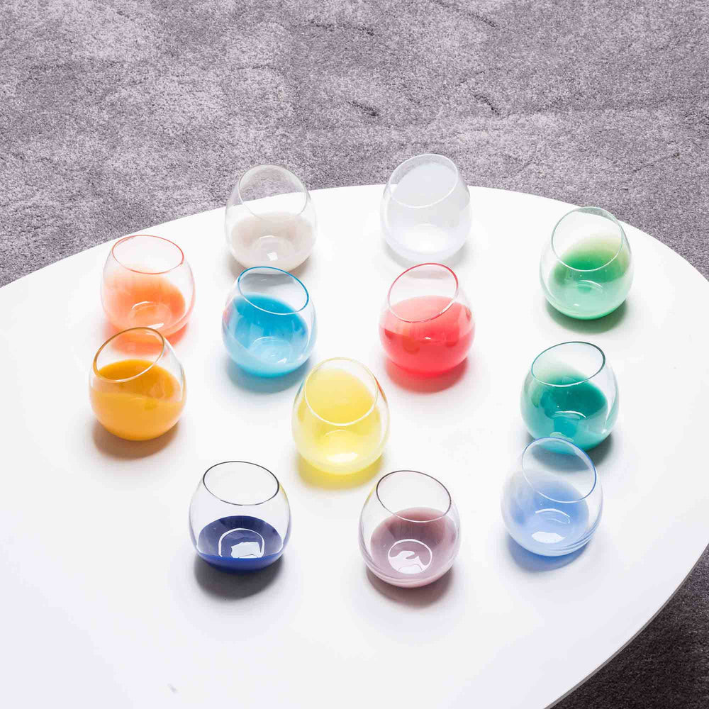 Murano Glass Water Glasses FILA Set of Six by Karim Rashid for Purho 02