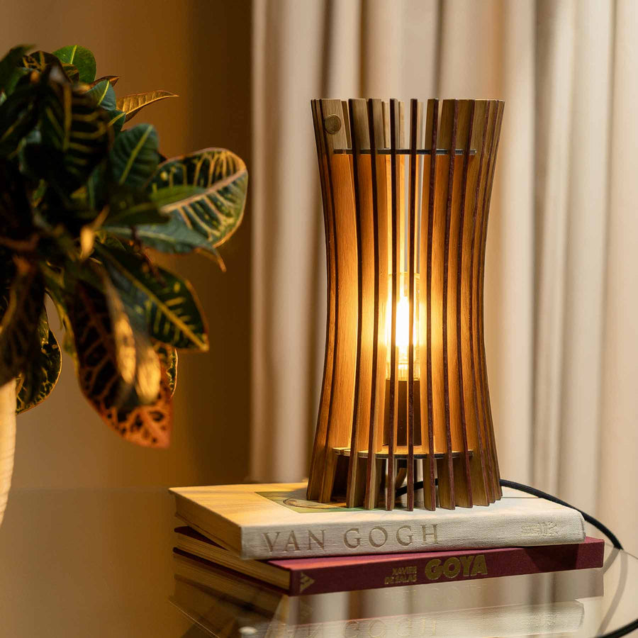 Wood Table Lamp NURI by Massimo Martino, Francesco De Luca e Andrea Riva for Winetage 2