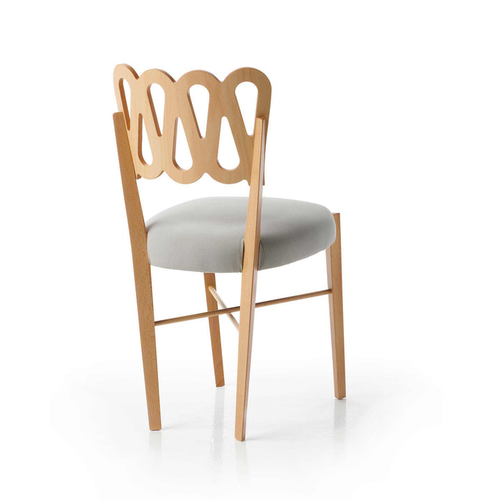 Stuhl aus natürlichem Buchenholz PONTI 969 von Gio Ponti für BBB Italia