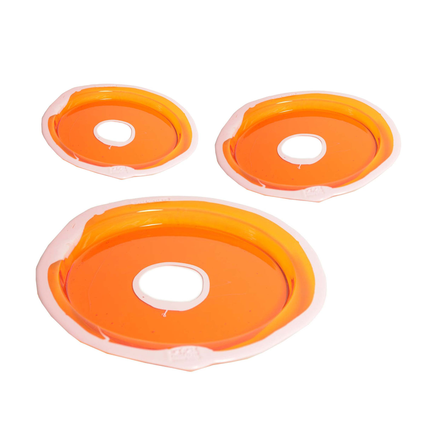 Resin Round Tray TRY-TRAY Orange by Gaetano Pesce for Fish Design 01
