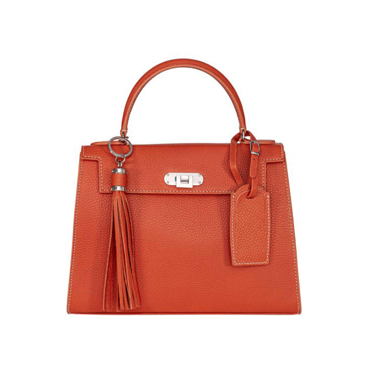 Top Handle Leather Bag ROSE 29 by Buti Pelletterie 07