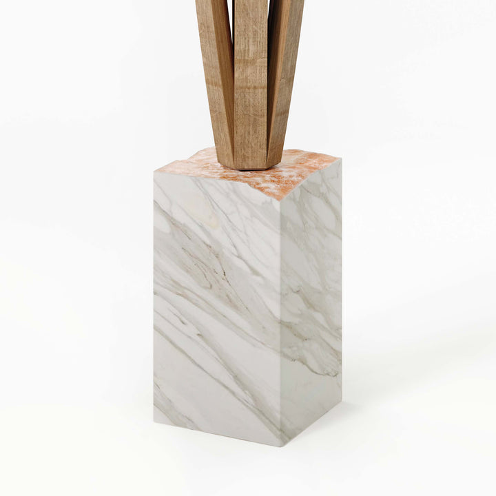 Wood Floor Lamp PIENZA by Andrea Riva, Francesco De Luca, Caia Rossa for Winetage 06