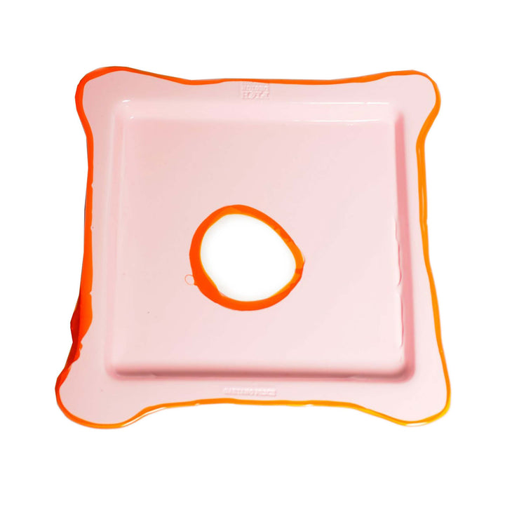 Resin Square Tray TRY-TRAY Pink by Gaetano Pesce for Fish Design 02