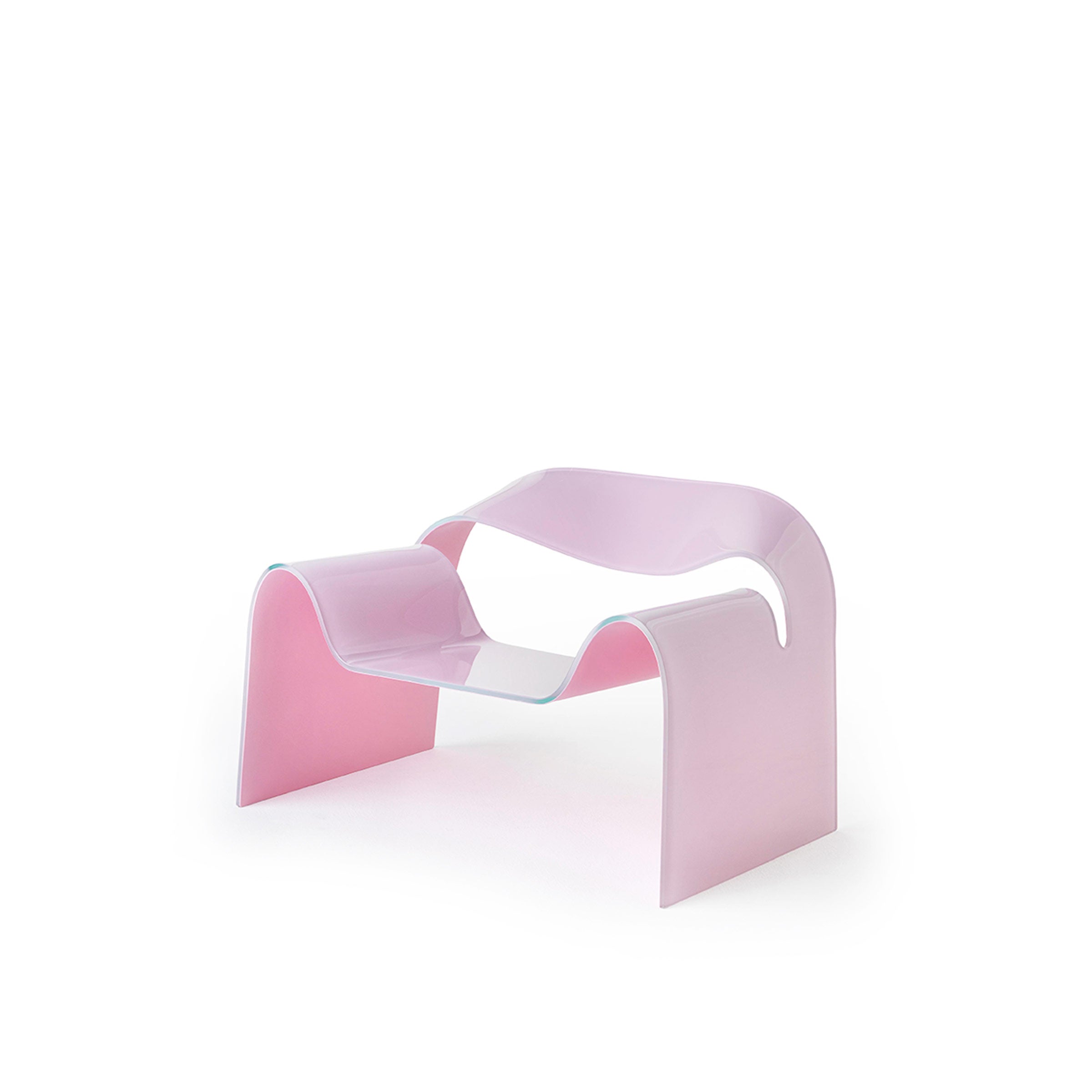 Pink discount ghost chair