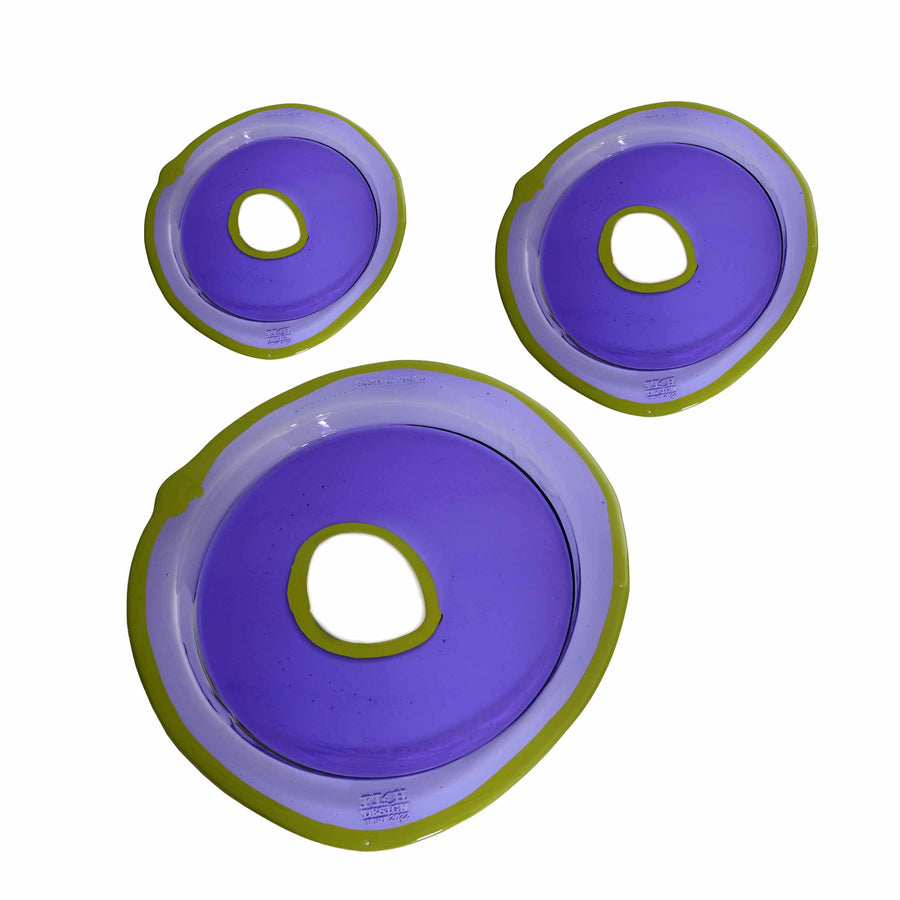 Resin Round Tray TRY-TRAY Purple by Gaetano Pesce for Fish Design 01