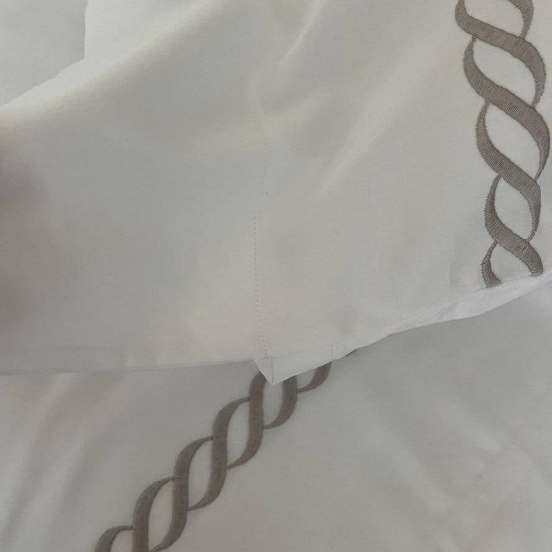 Egyptian Cotton Flat Sheet Set ESSE CHAIN by Cittadini