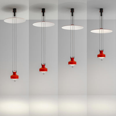 Adjustable Metal Suspension Lamp SALISCENDI by Achille & Pier Giacomo Castiglioni for Stilnovo 06