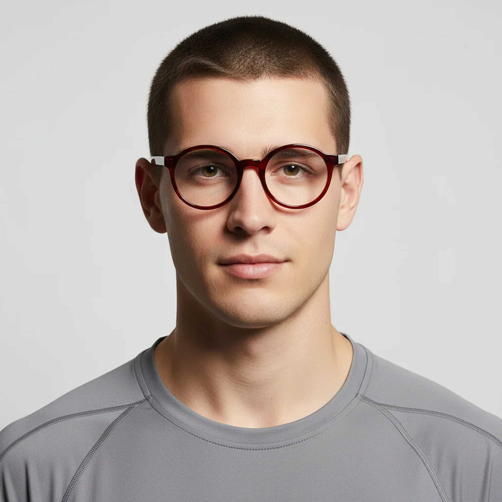 Red Eyeglasses Frames OA VI 1955 Italian Eyewear Factory