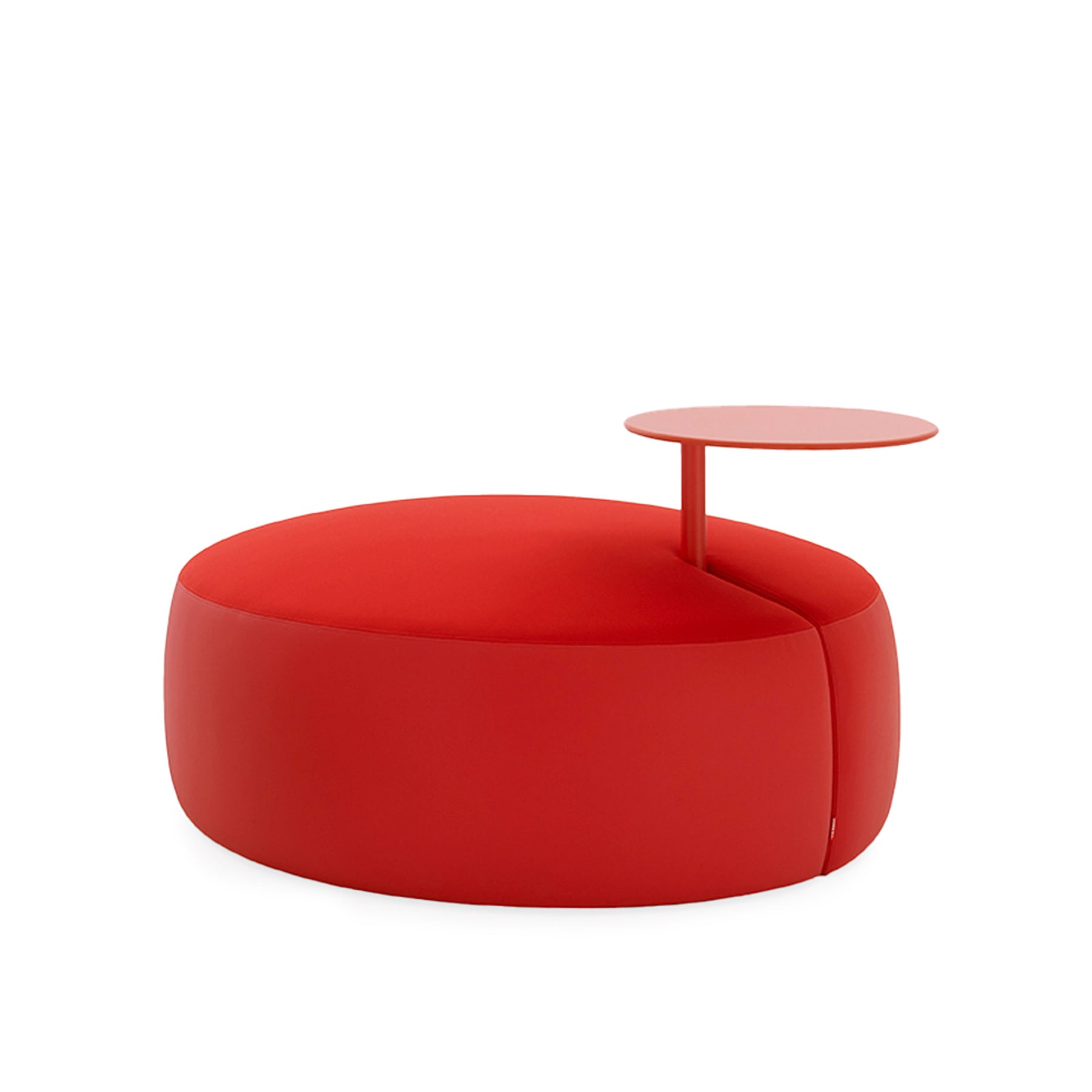 The foam fabric Pouf by Vigano is also a coffee table and whatever you may think of - Design Italy