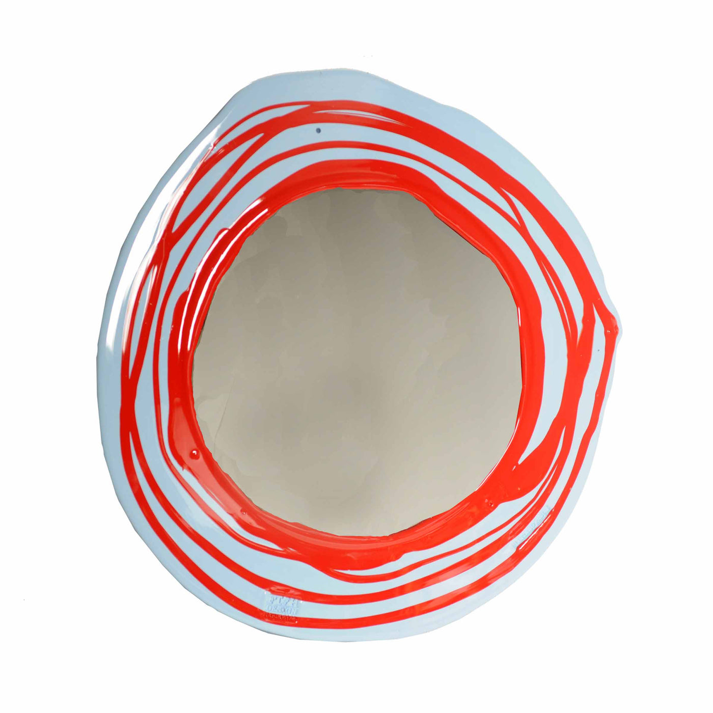 Resin Mirror ROUND MIRROR Red by Gaetano Pesce for Fish Design 02