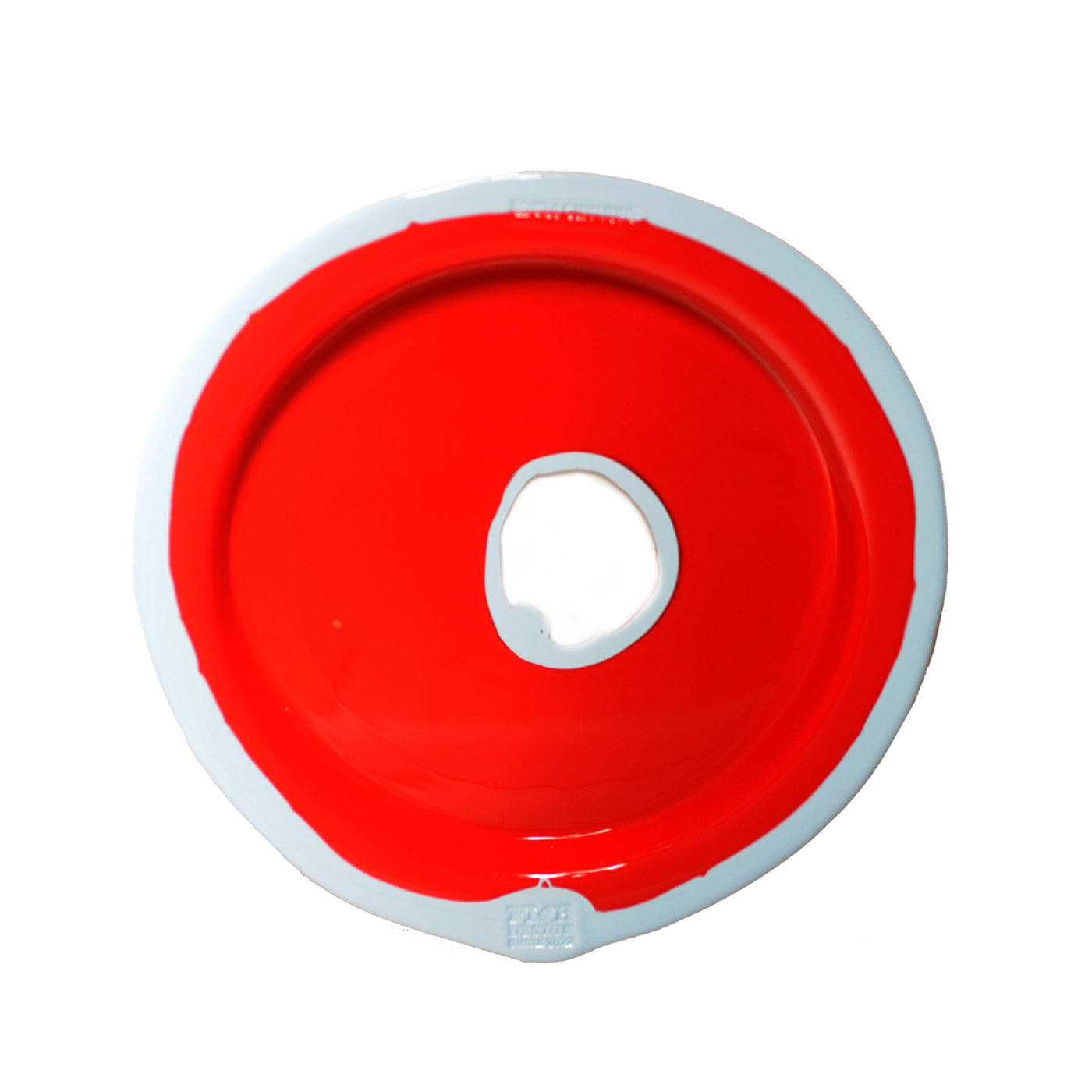 Resin Round Tray TRY-TRAY Red by Gaetano Pesce for Fish Design 02