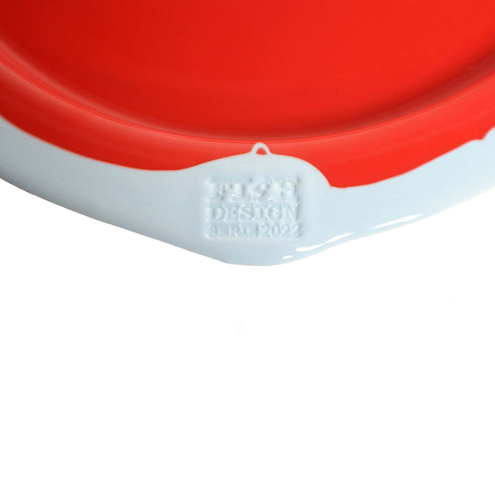 Resin Round Tray TRY-TRAY Red by Gaetano Pesce for Fish Design 03
