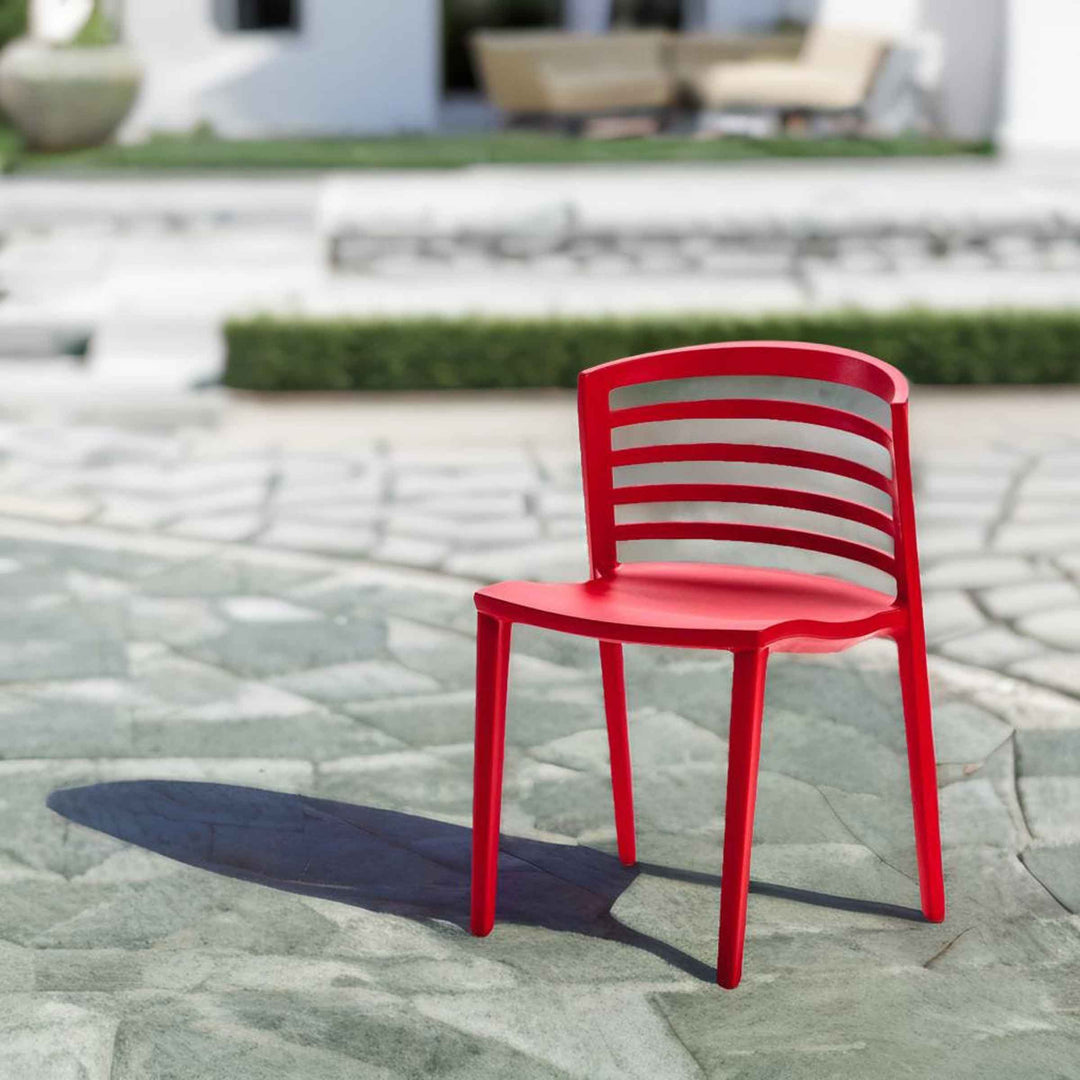 Stackable Polypropylene Chair VENEZIA by Favaretto & Partners for BBB Italia 07