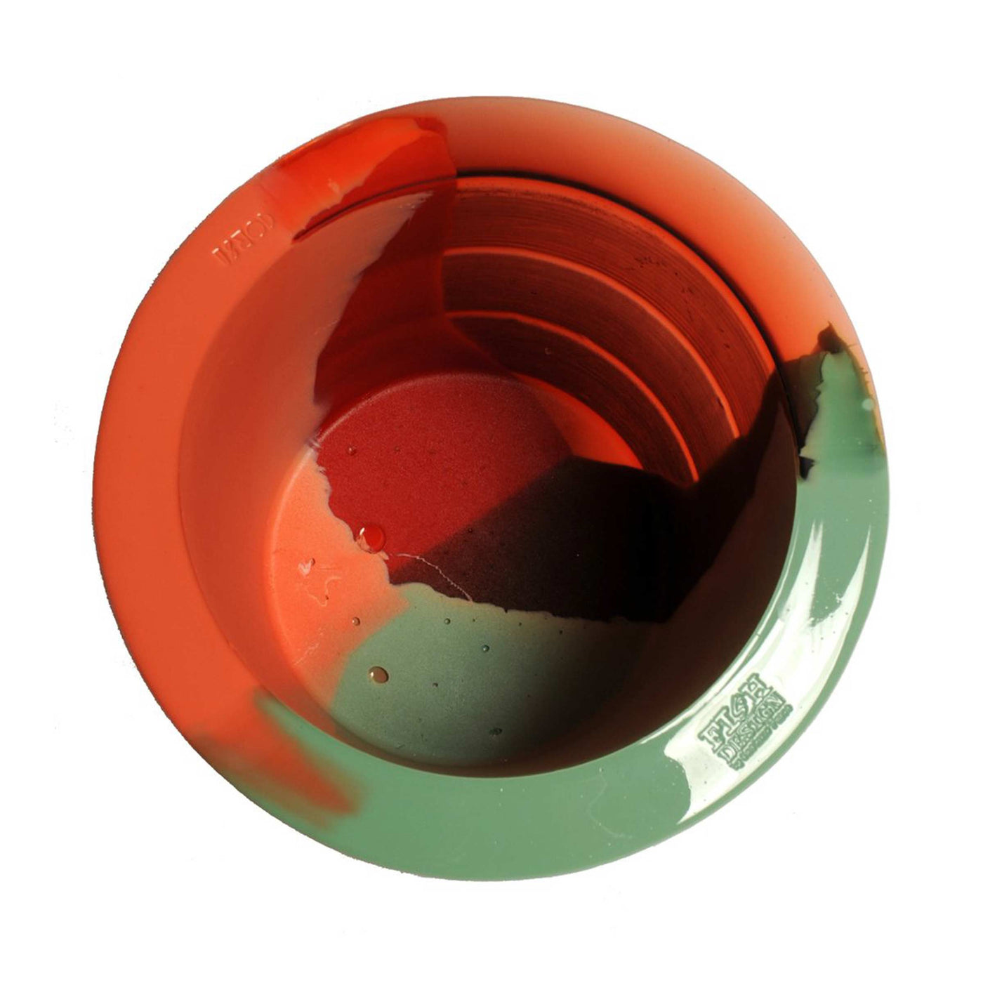 Resin Vase BABEL ICE BUCKET Clear Orange, Matt Fuchsia and Ocean by Gaetano Pesce for Fish Design 03