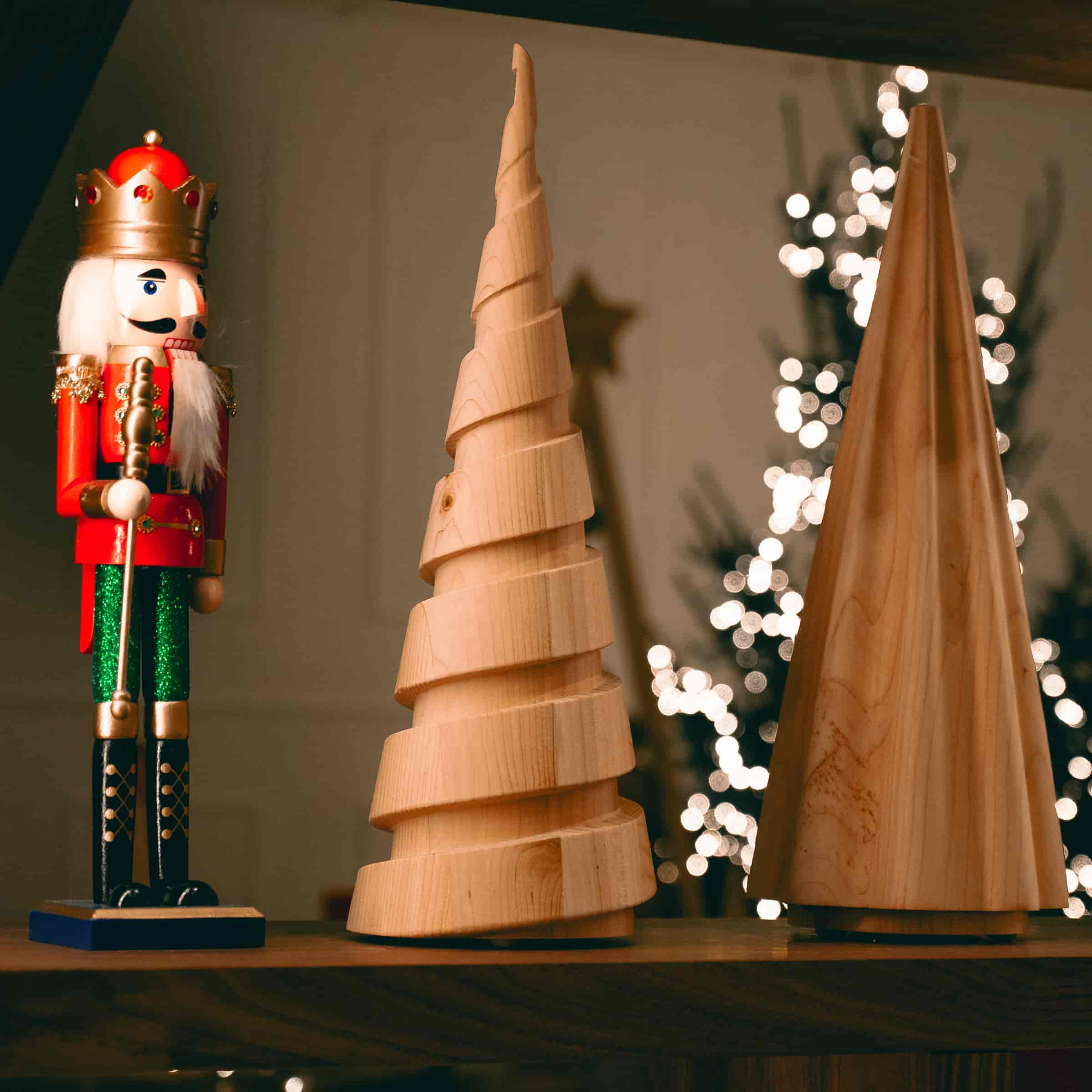 Sustainable Wood Christmas Tree BB by Beldessari & Beldessari for