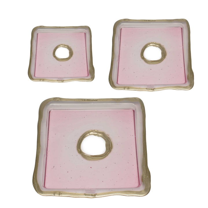 Resin Square Tray TRY-TRAY Rose by Gaetano Pesce for Fish Design 01