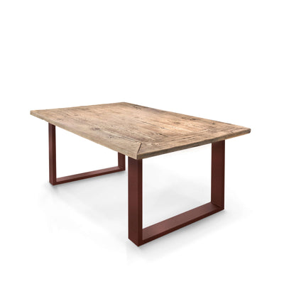 Wood Dining Table MAXIMO Six Seater by Giuseppe Mazzardi for Inventoom 08