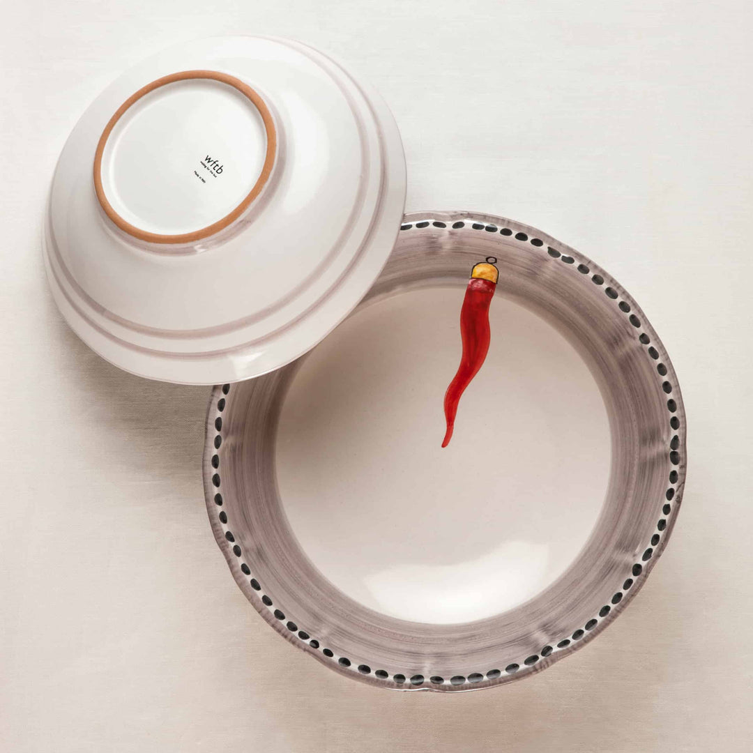 Bol à salade en céramique VIETRI - FORTUNA par Germana Scapellato pour Wtfb