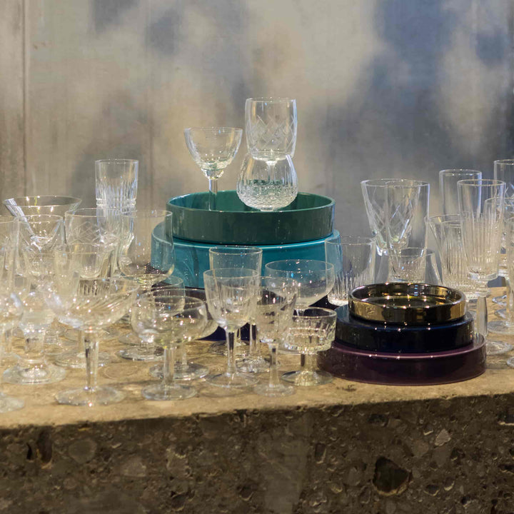 Keramische konzentrische Platten LA CERCHIA - NAVIGLI Set aus sechs von Germana Scapellato für Wtfb