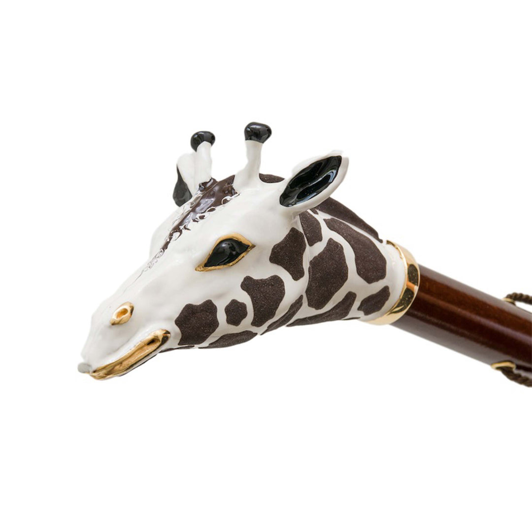 Shoehorn GIRAFFE with Enameled Brass Handle by Pasotti 03