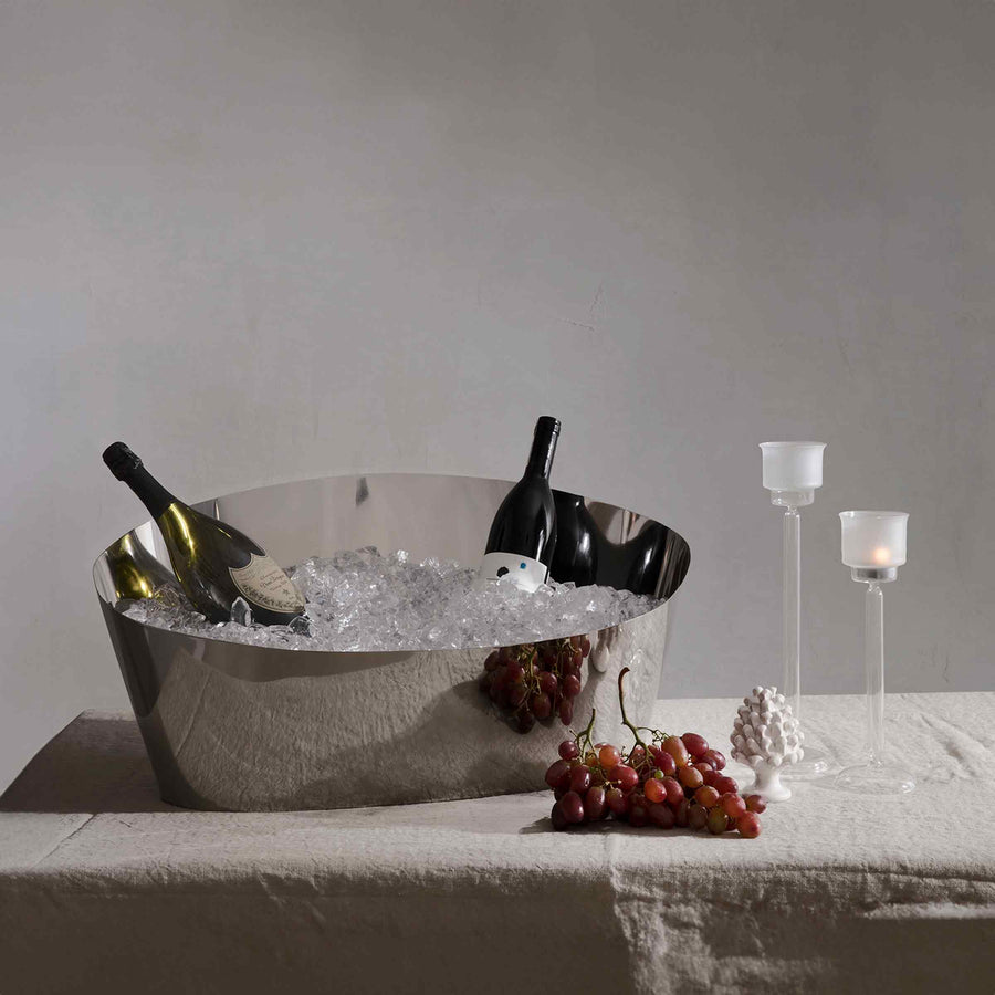 Stainless Steel Ice Bucket POND by Aldo Cibic for Paola C 02