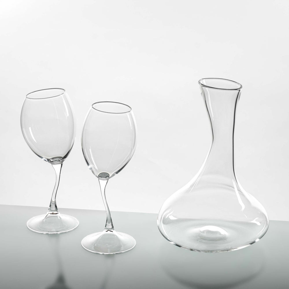 Set of Two Wine Glasses and Decanter SORTINI by Simone Crestani 02