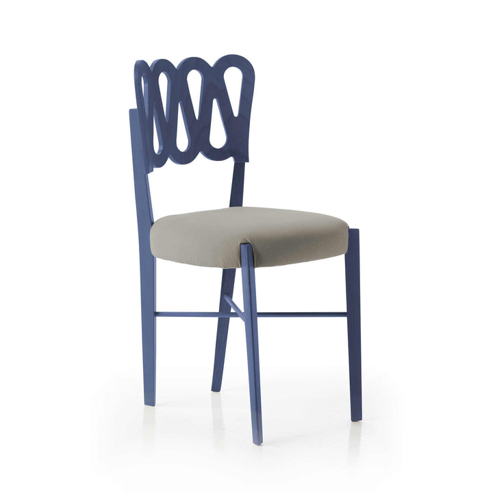Stained Beech Wood Chair PONTI 969 by Gio Ponti for BBB Italia