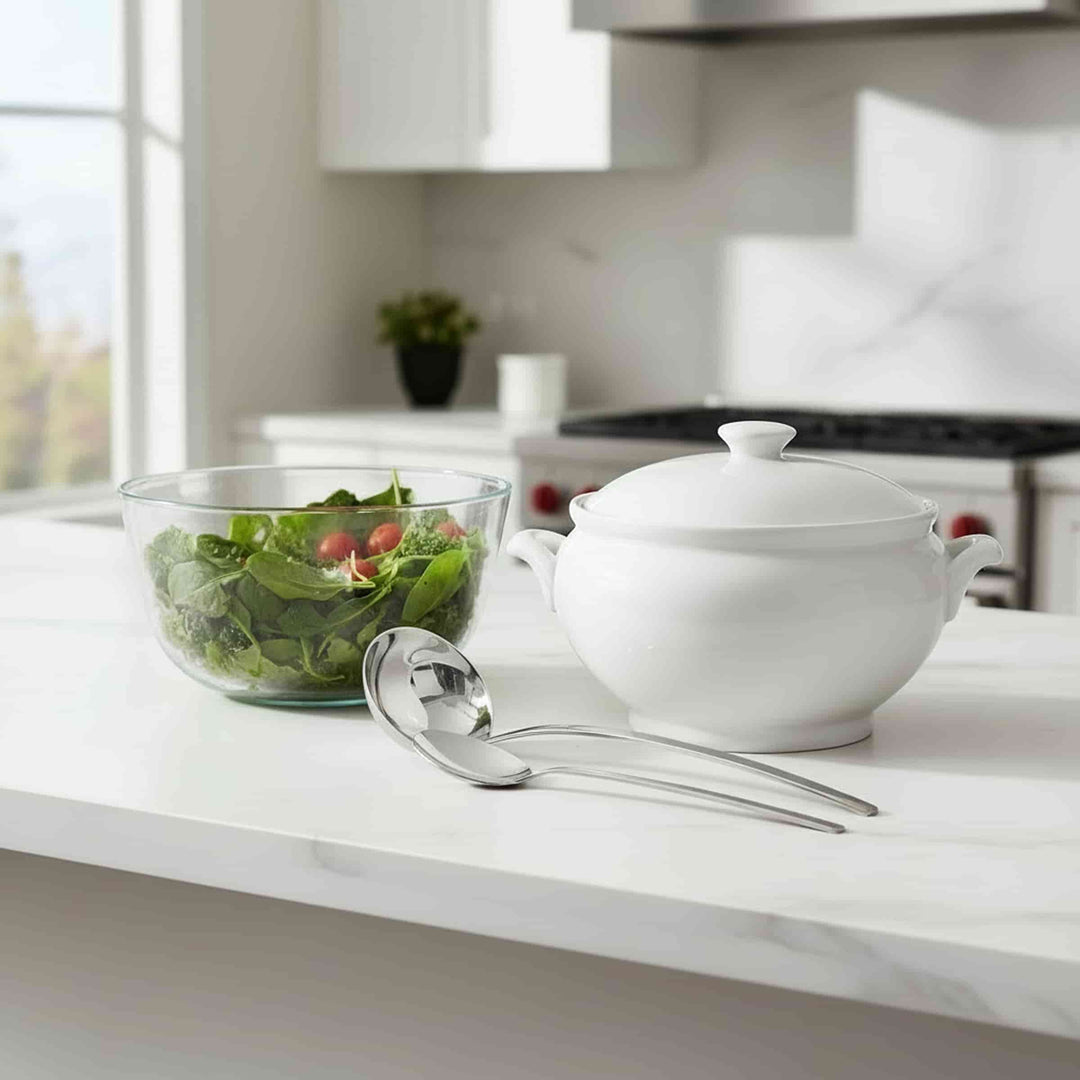 Stainless Steel Serving Set DUE by Mepra