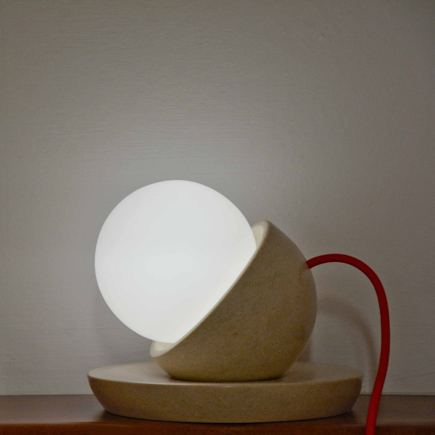 Stone Table Lamp LUNA by Hi.Project for Brillamenti 04