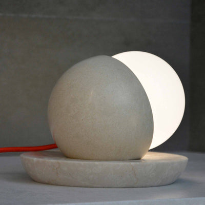 Stone Table Lamp LUNA by Hi.Project for Brillamenti 05