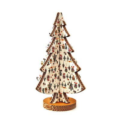 Sustainable 3D Cardboard Christmas Tree XMAS 45 N°10 01