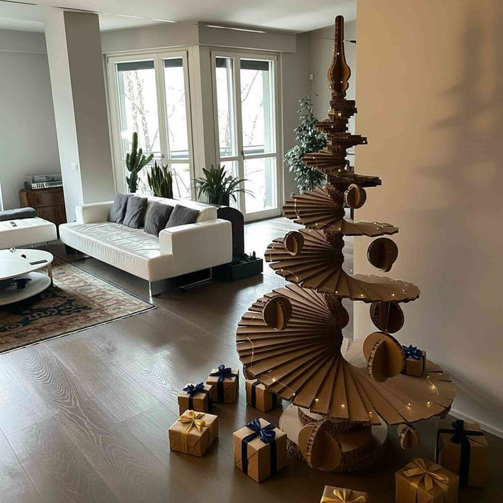 Sustainable Cardboard Christmas Tree ARBOR CHARTA 190 cm by Inventoom