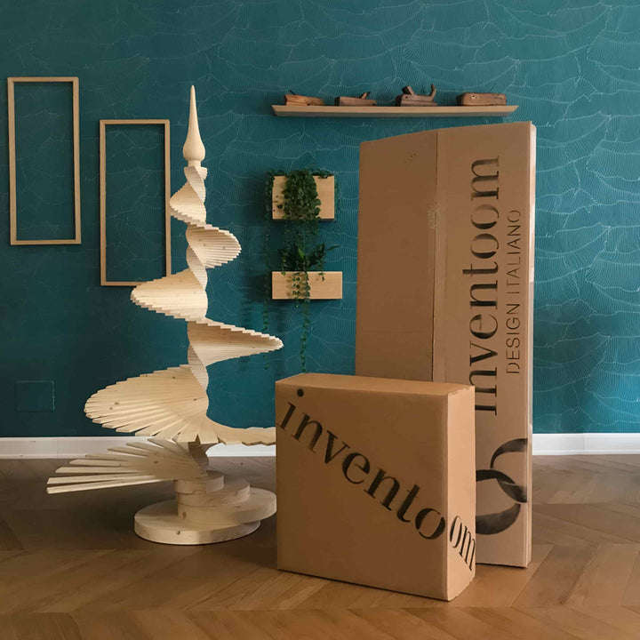 Sustainable Wood Christmas Tree ARBOR 180 cm by Inventoom