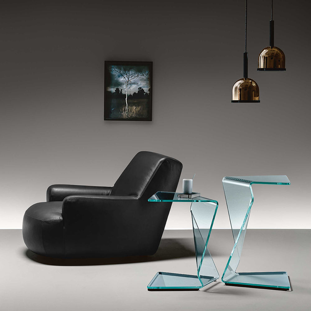 Glass Coffee Table SIGMY by Aquili Alberg for FIAM 0103