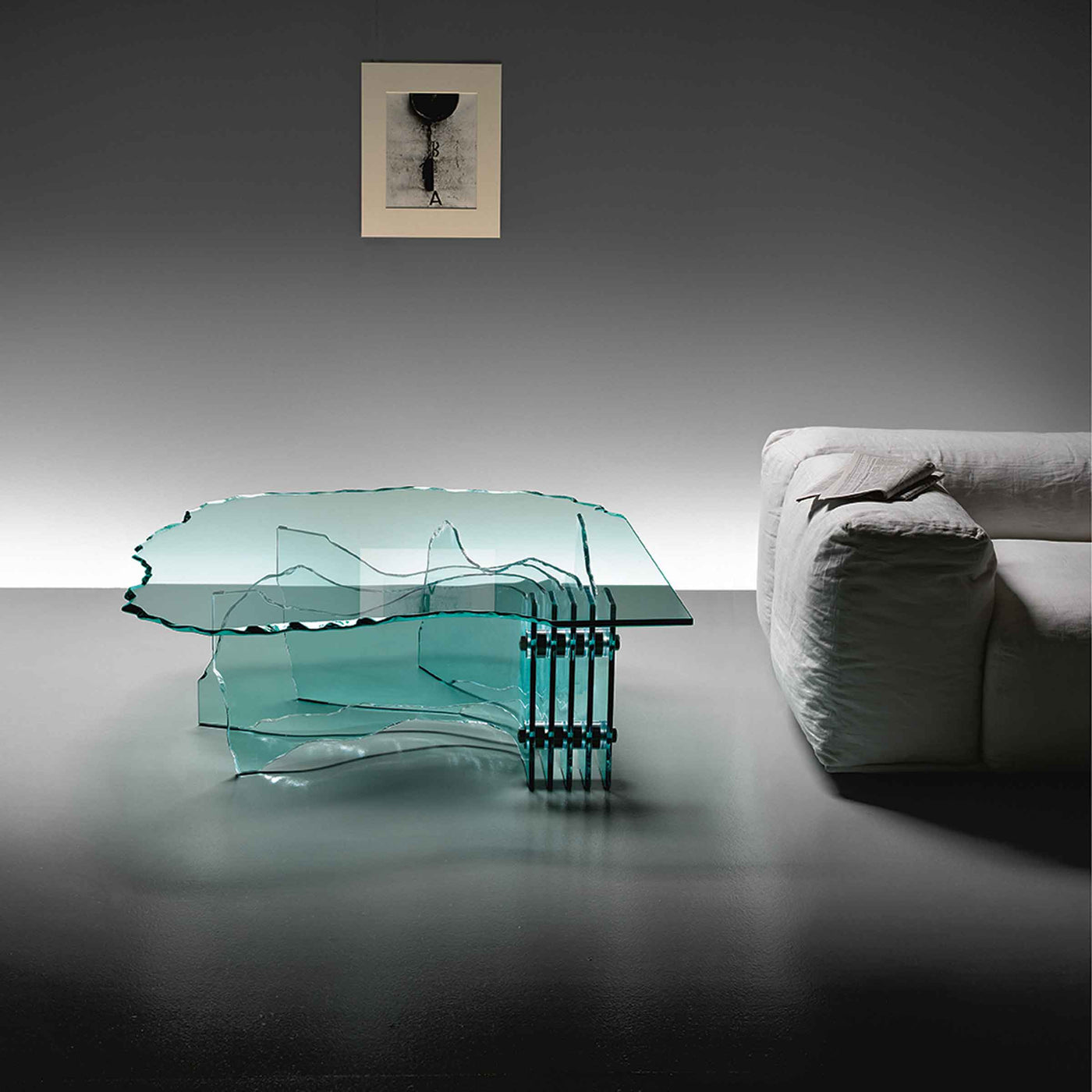 Glass Coffee Table SHELL by Danny Lane for FIAM 079