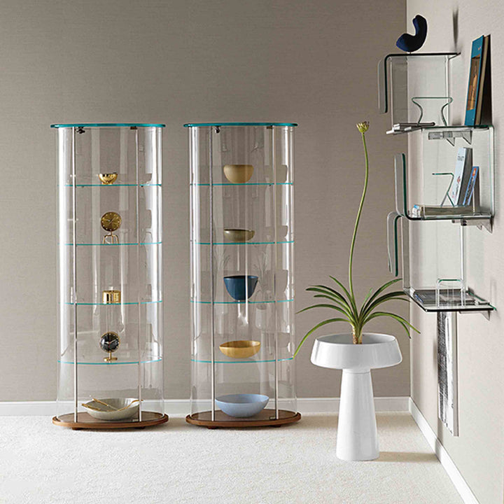 Glass Display Cabinet PALLADIO by Vittorio Livi for FIAM 0100