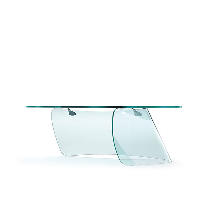 Glass Writing Desk GRAPH by Xavier Lust for FIAM 0142